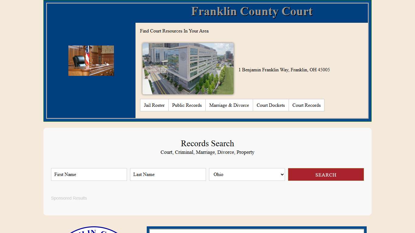 Franklin County Court | Records Search